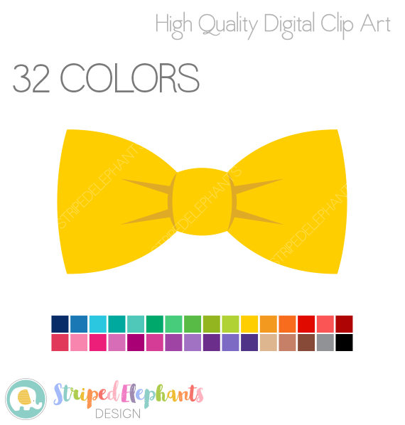 570x598 Bow Tie Clipart Yellow
