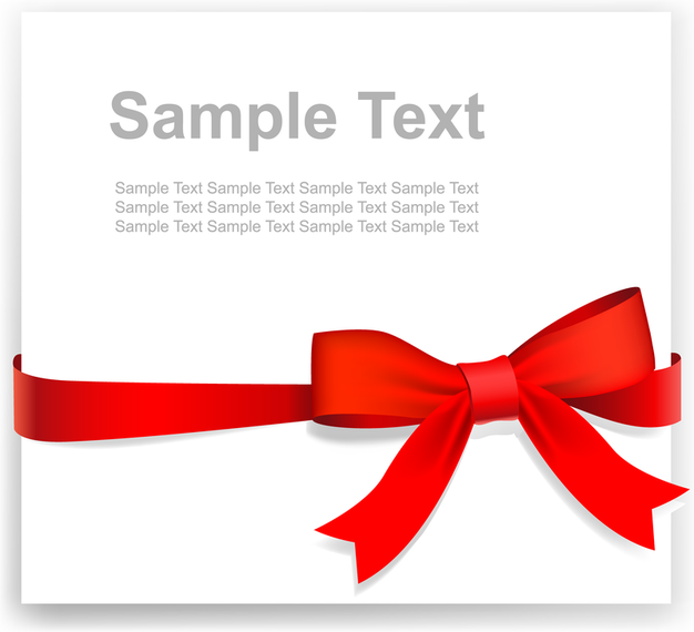 626x570 Practical Ribbon Bow Vector