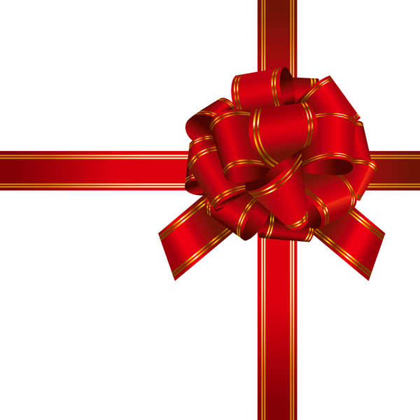 600x601 Practical Ribbon Bow Vector Free Vector 4vector