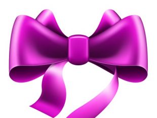 310x233 Purple Ribbon Bows Vector 01 Free Vectors Ui Download