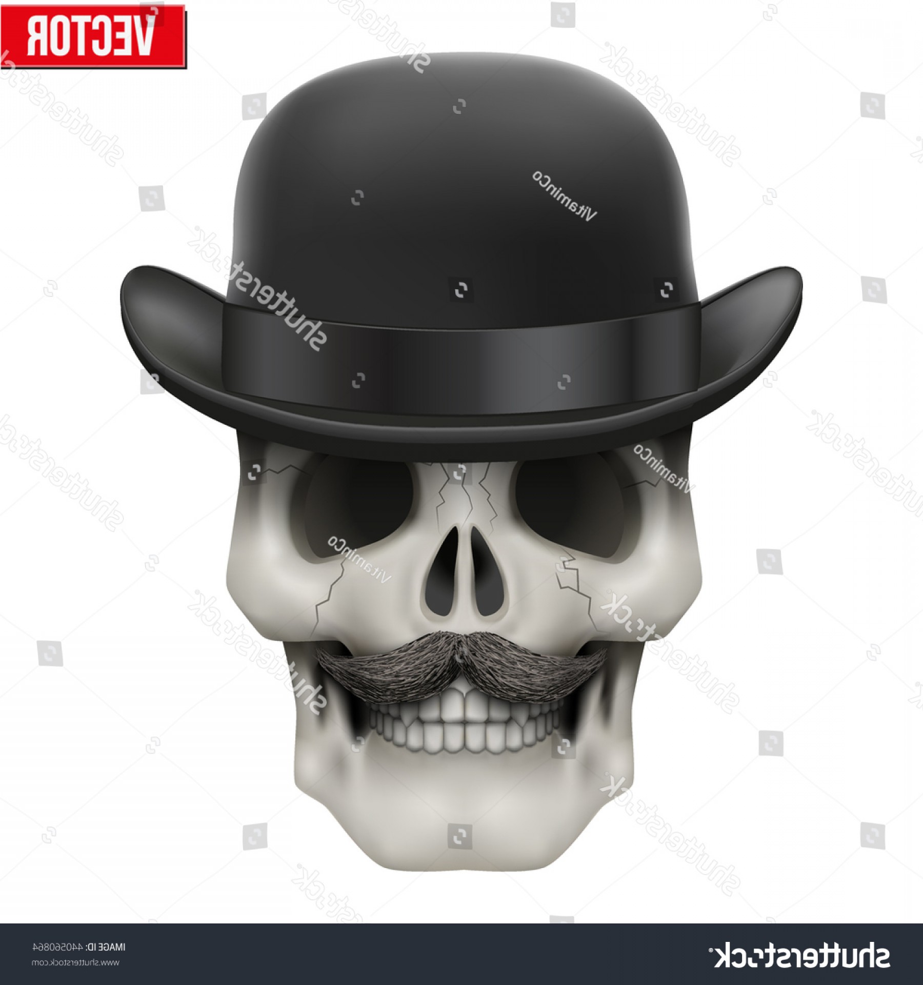 1800x1920 Human Skull Black Bowler Hat Vector Arenawp