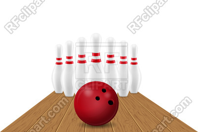 400x267 Bowling Ball And Pin Vector Image Vector Artwork Of Sport And
