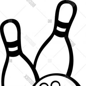 300x300 Stock Vector Bowling Ball And Pins Orangiausa