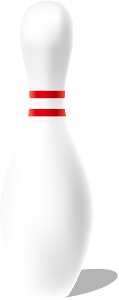 239x600 White Bowling Pin Free Vector Data. Svg(Vector)public Domain