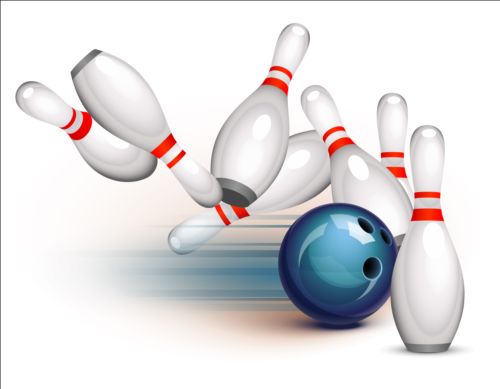 500x389 Creative Bowling Vector Background 01 Free Download