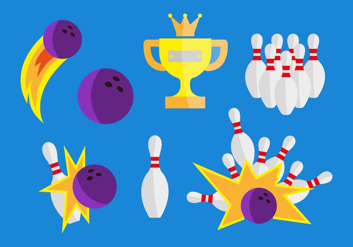 700x490 Bowling Vector Illustrations