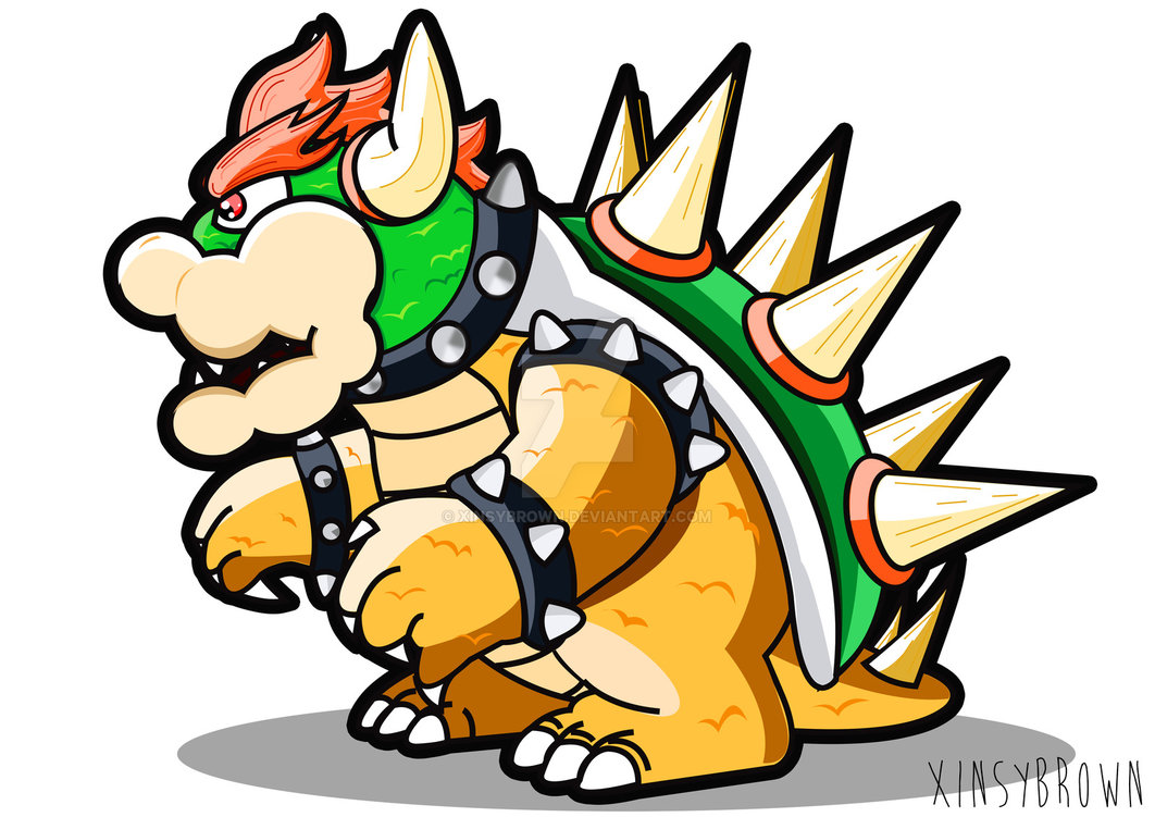 1062x751 Bowser Vector Art By Xinsybrown