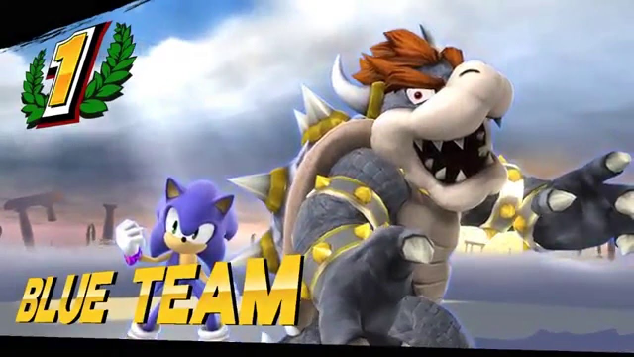 1280x720 Ssb4 Bowser (Vector) Amp Sonic Vs Marth Amp Bayonetta