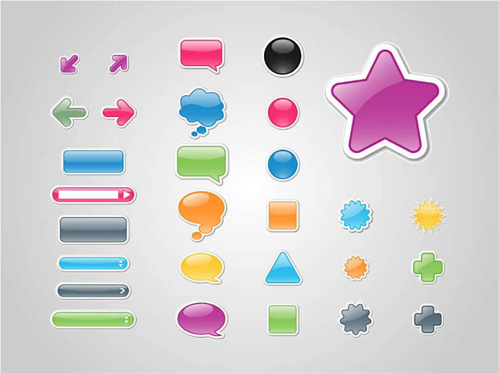 1024x768 Color Multicolor Web Design Vector Free Download Ai Files