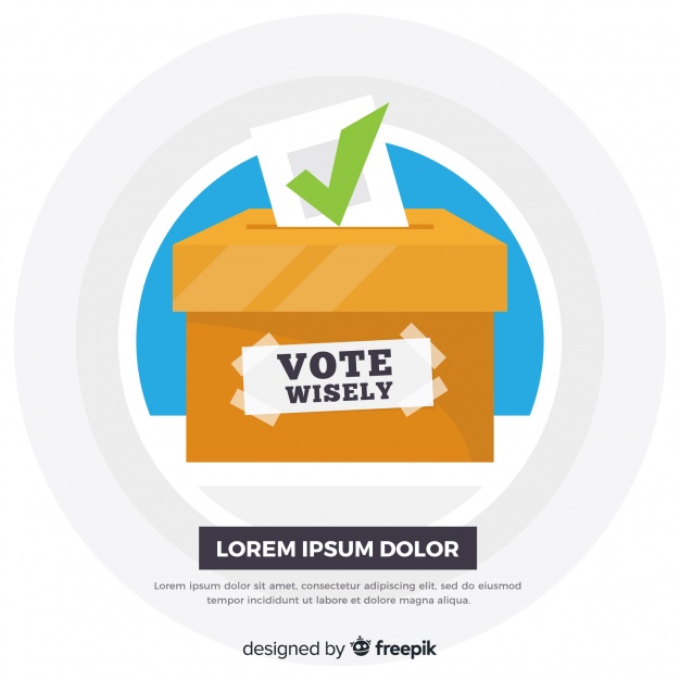 626x626 Election Box Design Vector Free Download