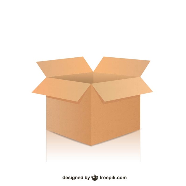 626x626 Open Box Vector Free Download