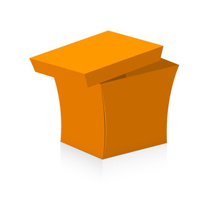 300x290 Vintage Gift Box Vector Royalty Free Stock Image