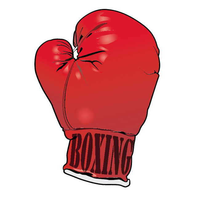 660x660 Boxing Glove Vector Image