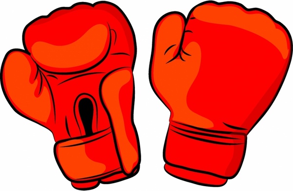 600x391 Red Boxing Gloves Free Vector In Adobe Illustrator Ai ( .ai