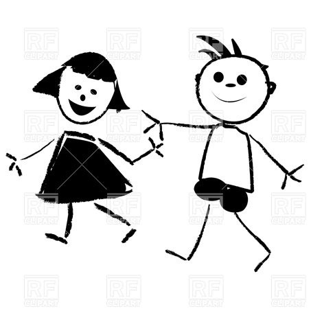 453x453 Cartoon Funny Kids Sketch