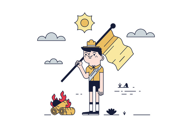 632x443 Free Boy Scout Vector Free Vector Download 443495 Cannypic