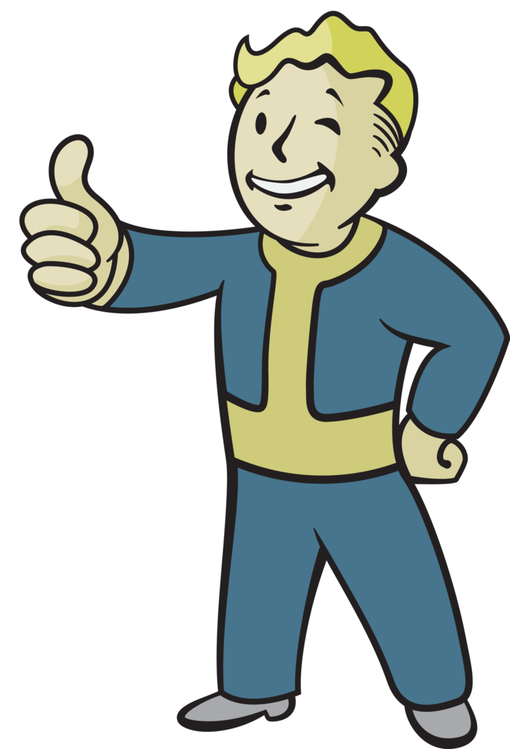 737x1083 Vault Boy Vector By Goblinengineer