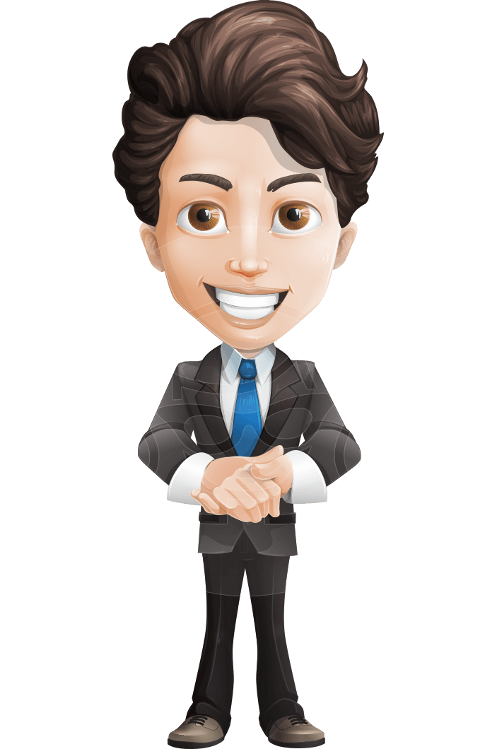 703x1060 Vector Guy Class Cartoon Character