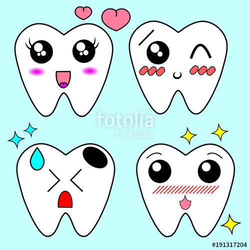 500x500 Cartoon Tooth Braces. Vector Illustration Stock Image And Royalty