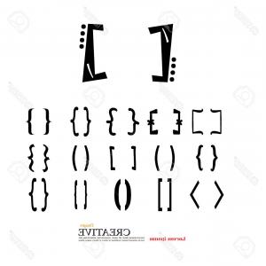 300x300 Bracketbrace Curly Brackets Icon Vector Illustrator Sohadacouri