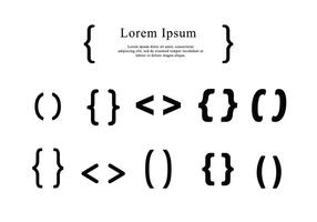 286x200 Brackets Free Vector Art