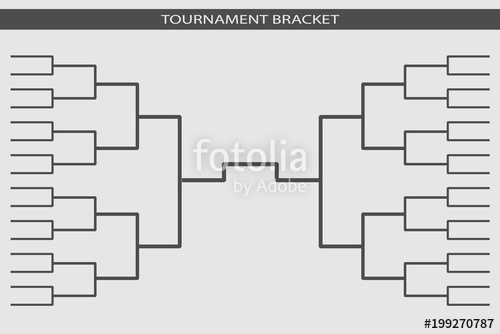 500x334 Tournament Bracket Vector. Championship Template. Stock Image And