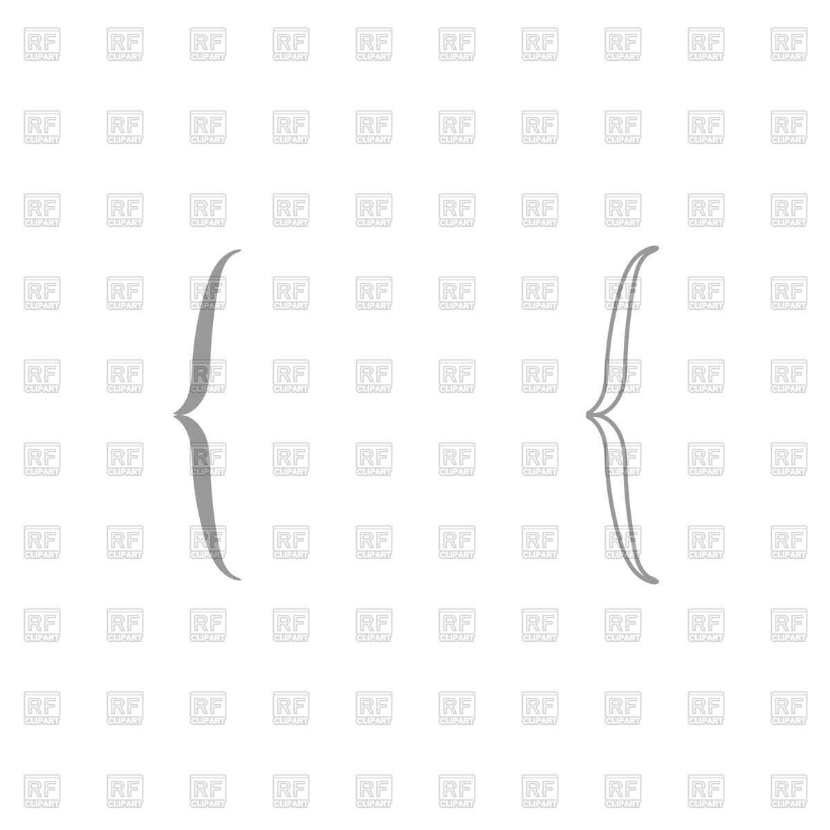 1200x1200 Bracket Black Icon Vector Image Vector Artwork Of Icons And