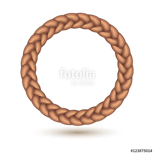 500x500 Braid Border In Circle Shape Stock Image And Royalty Free Vector