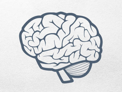 400x300 Brains Clipart Vector Art