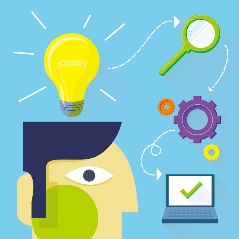 800x800 Mind Brainstorming Vector Free Vector Graphic Download