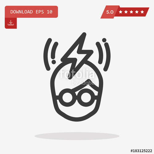 500x500 Brainstorming Vector Icon Stock Image And Royalty Free Vector