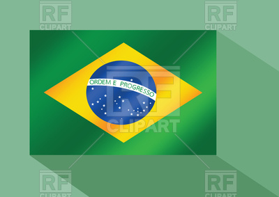 400x283 Brazil Flag Vector Image Vector Artwork Of Signs, Symbols, Maps