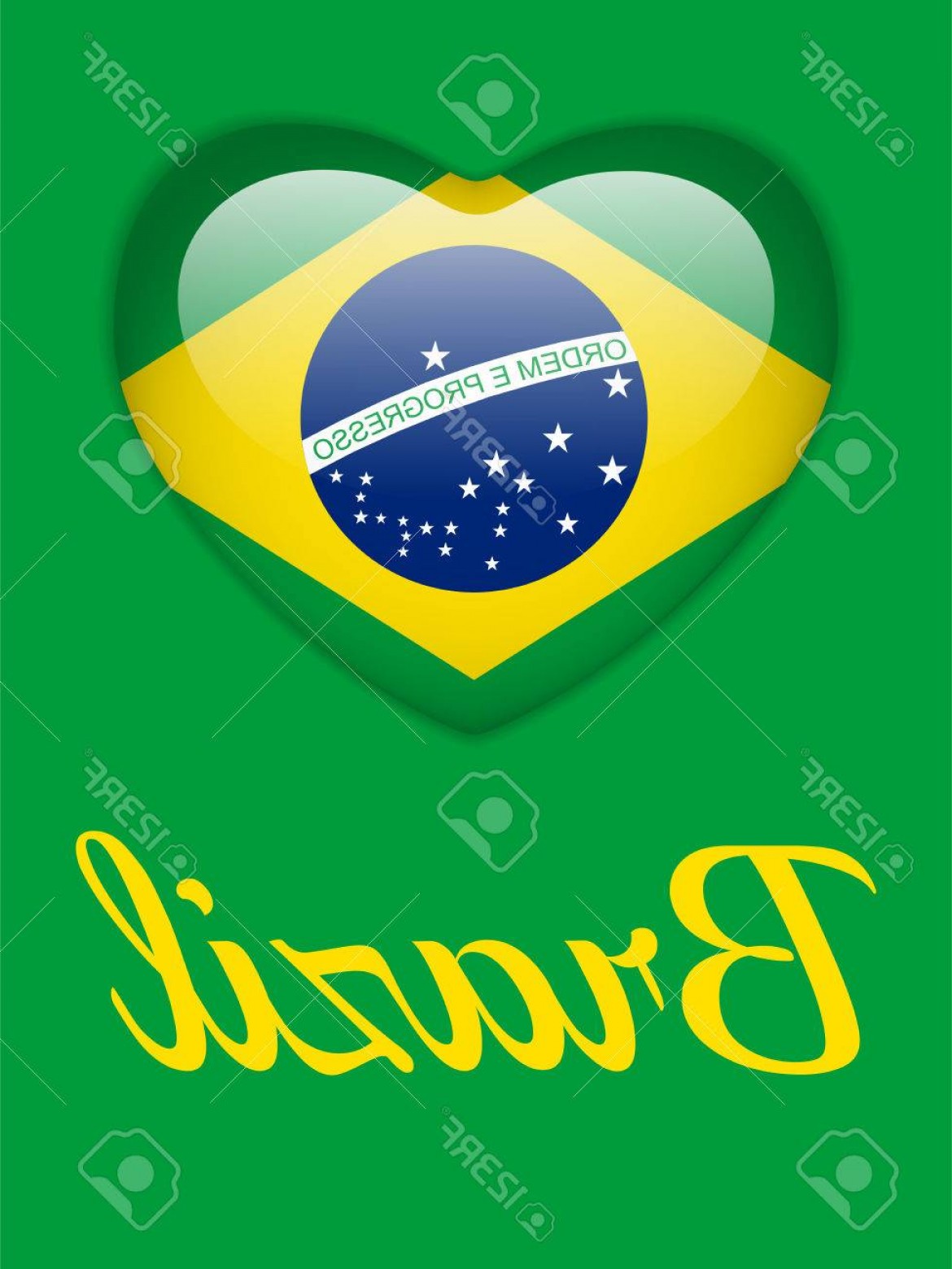 1170x1560 Photostock Vector Vector Brazil Heart With Brazilian Flag Orangiausa