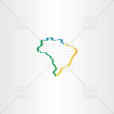 400x400 Brazil Map Icon Vector Image Vector Artwork Of Signs, Symbols