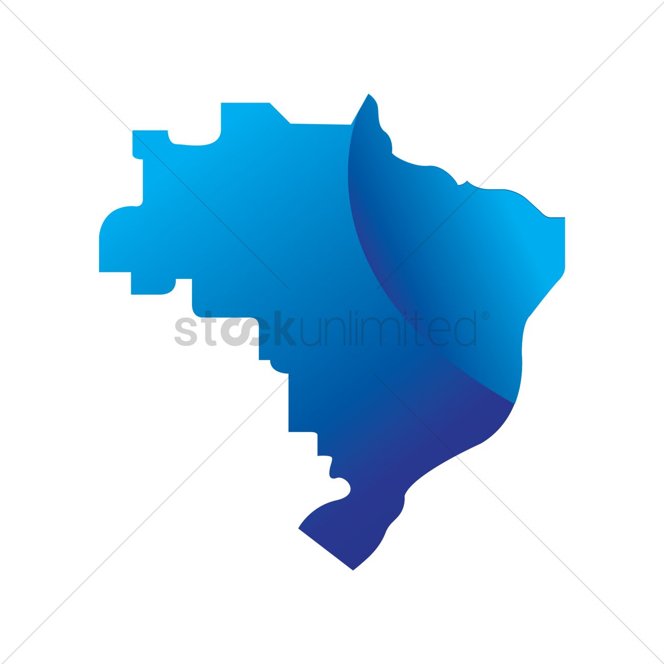 1300x1300 Free Brazil Map Vector Image