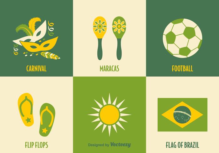700x490 Free Brazil Vector Icons