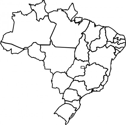 425x421 Map Of Brazil Vector Free Vector Download In .ai, .eps, .svg Format
