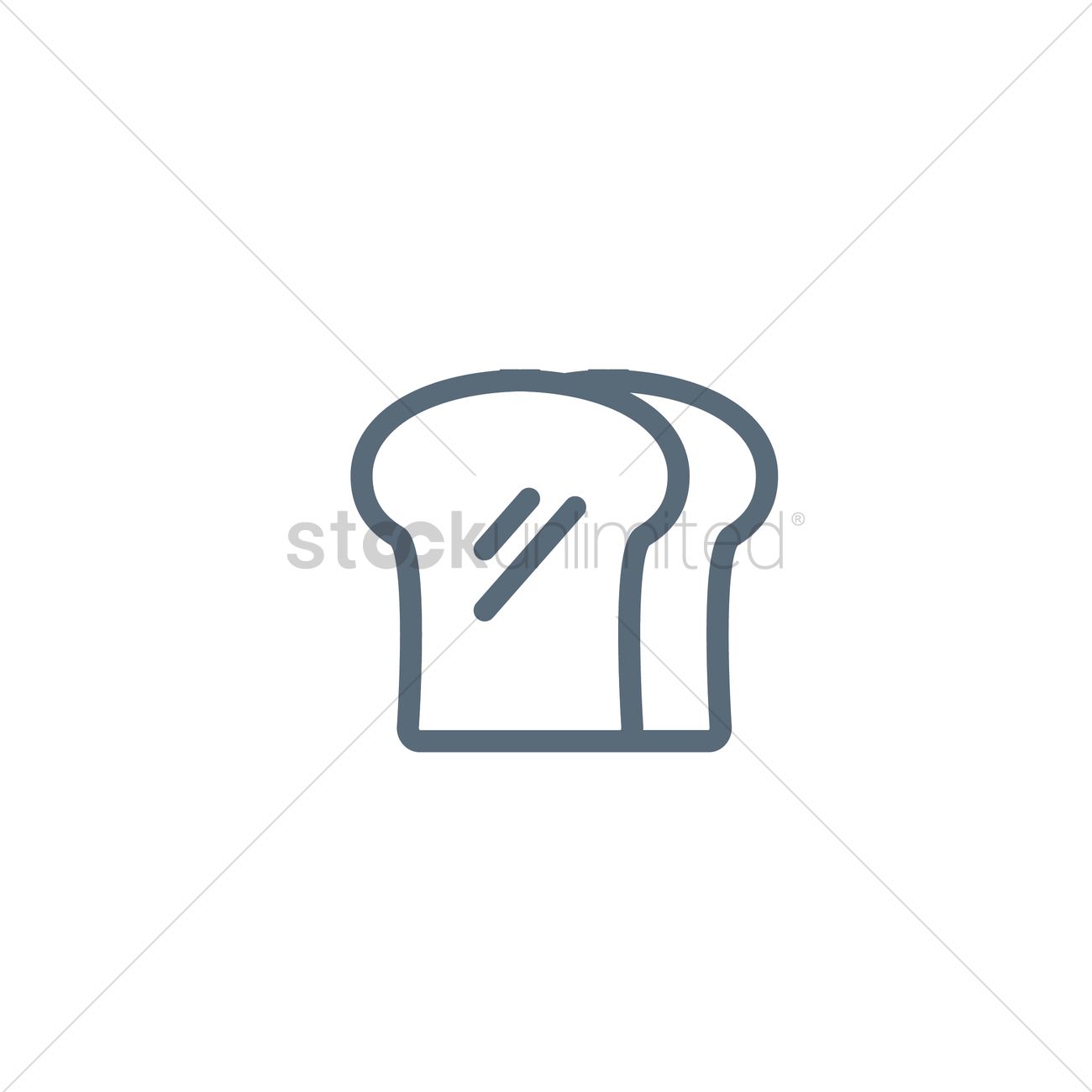 1300x1300 Bread Loaf Vector Image