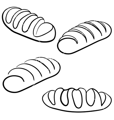 380x400 Loaf Of Bread Vector By Aarrows Image Vectorstock Clipart Image