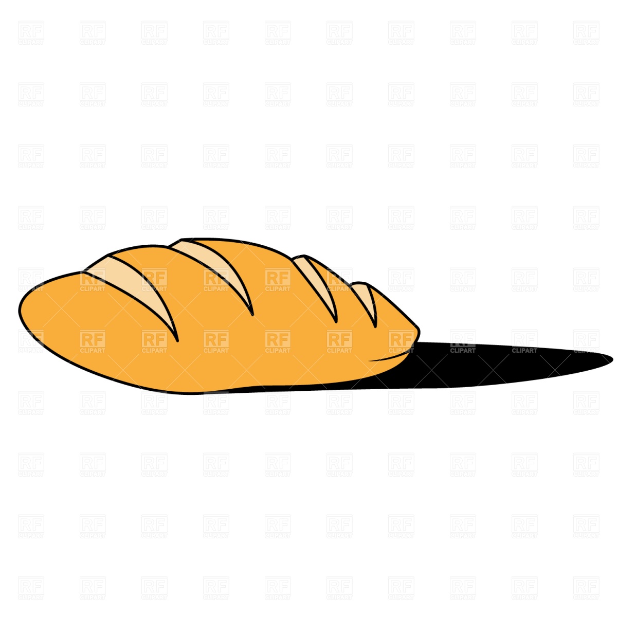 1200x1200 Long Loaf Vector Image Vector Artwork Of Food And Beverages