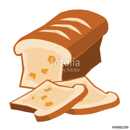 500x500 Bread Loaf Isolated Illustration Stock Image And Royalty Free