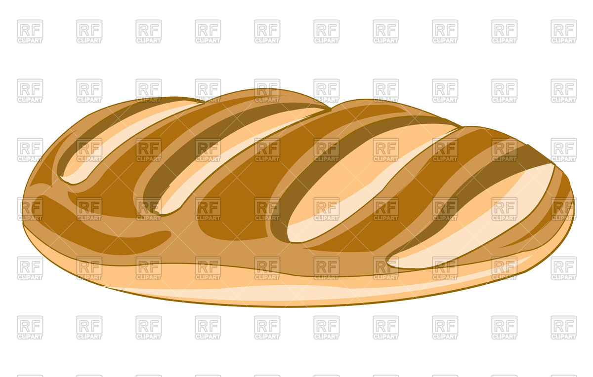 1200x764 Long Loaf Of Bread Vector Image Vector Artwork Of Food And