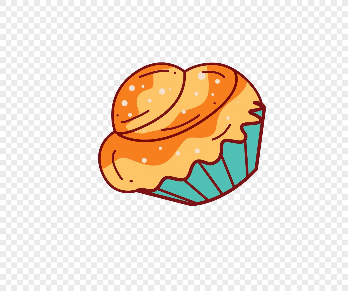1220x1020 Lovely Hand Painted Bread Vector Material Png Image Picture Free