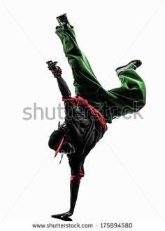236x329 Dancing Silhouette Breakdance