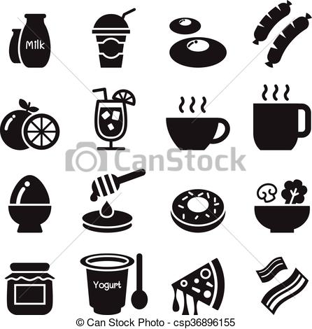 446x470 Breakfast Icons Set1.
