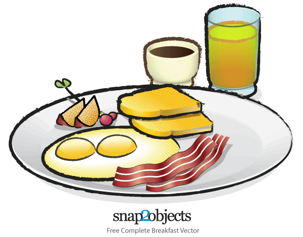 600x470 Breakfast Free Vector 123freevectors