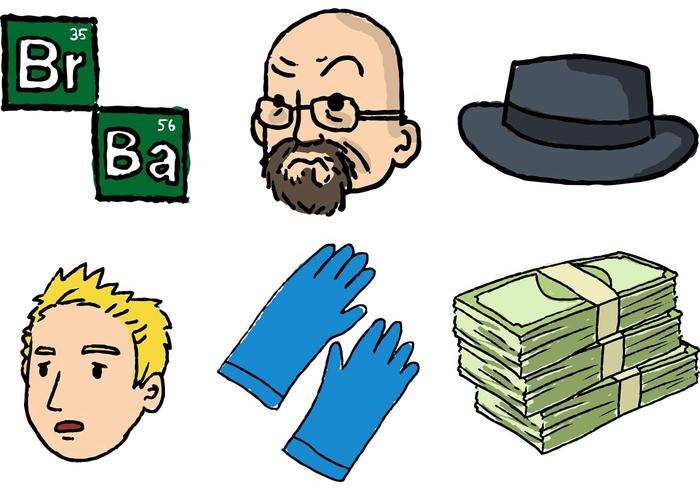 700x490 Breaking Bad Cartoon Vector Series