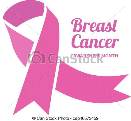 450x416 Breast Cancer Awareness Vector Symbol. Breast Cancer Awareness