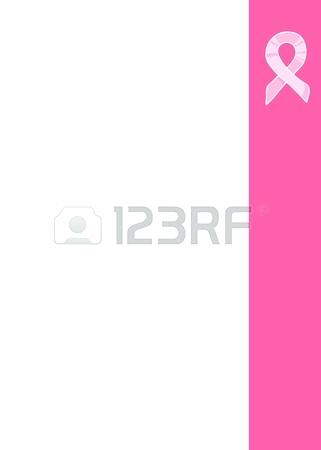 321x450 Pink Ribbon Side Vertical Border International Symbol Of Breast