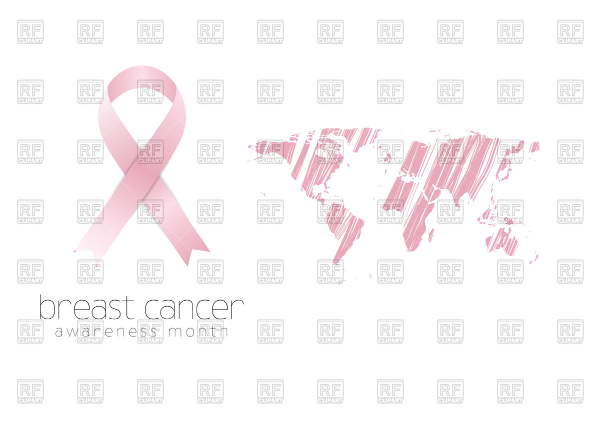 1200x849 Breast Cancer Awareness Pink Ribbon Background Vector Image